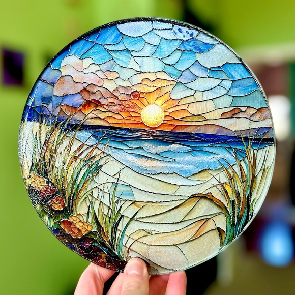 Other - Nautical Coastal Vibrant Ocean Beach Kitchen Trivet Home Serving Decor Accent